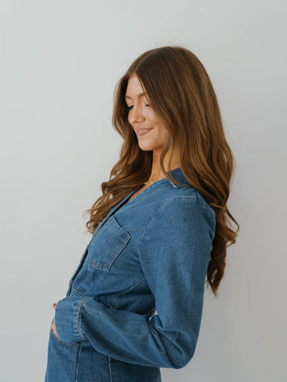 Simone Denim Dress - FINAL SALE